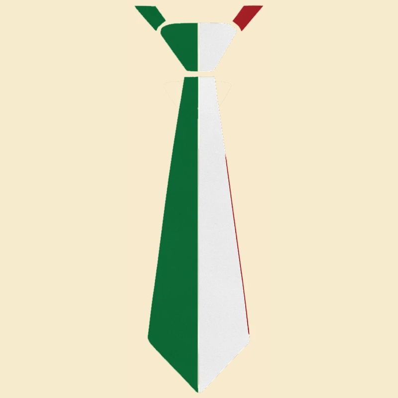 Cravate Italie – Conception du drapeau