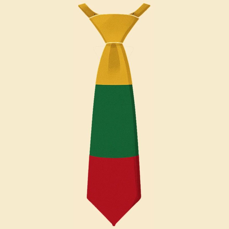 Lithuania Tie – Flaggendesign