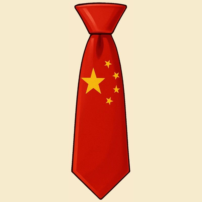 Cravate chinoise – Conception du drapeau