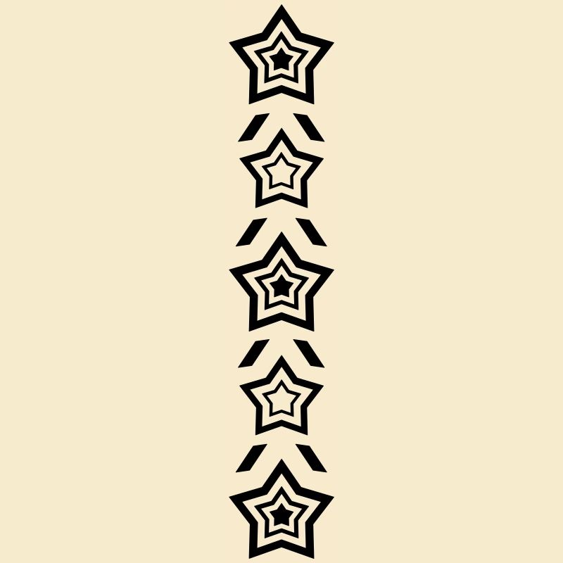 Rangée d’étoiles