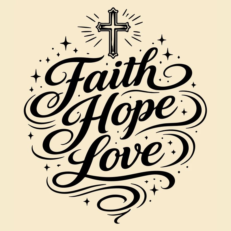 Glaube Hoffnung Liebe Christlich