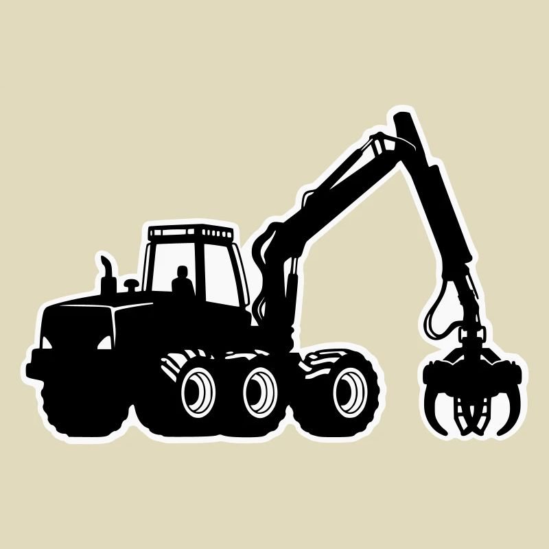 Harvester Silhouette