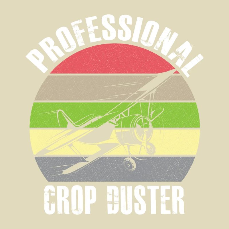 Crop Dusting in Progress Crop Dusting Duster Plane