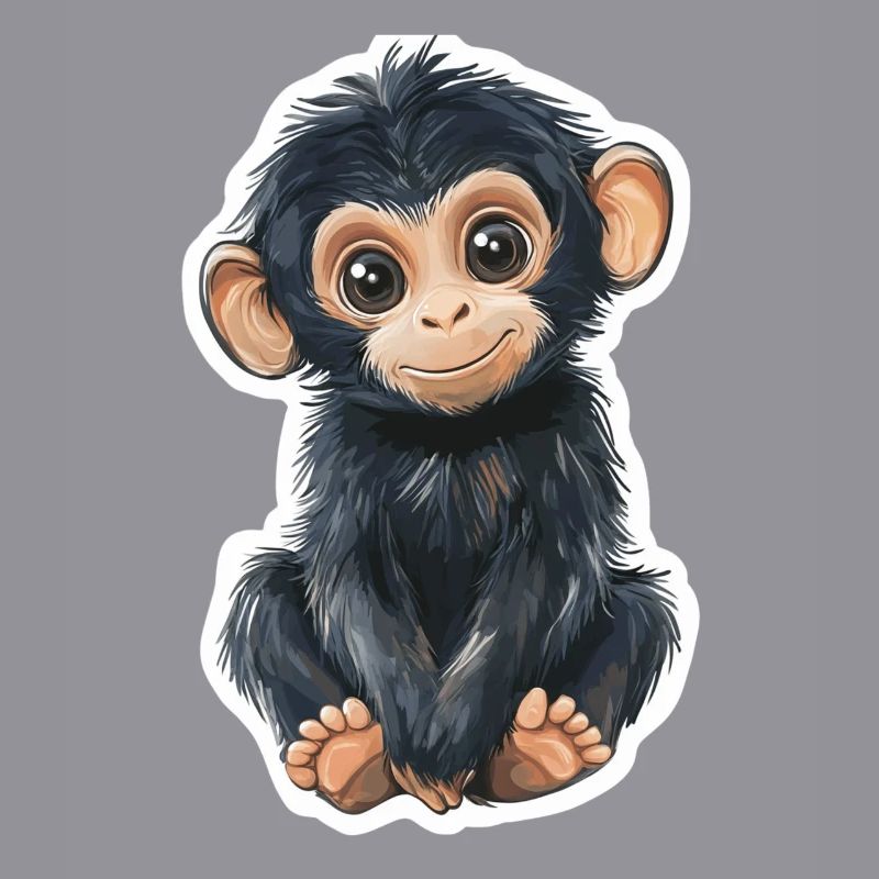 Monkey Cute Monkey Gift for Monkey Fans