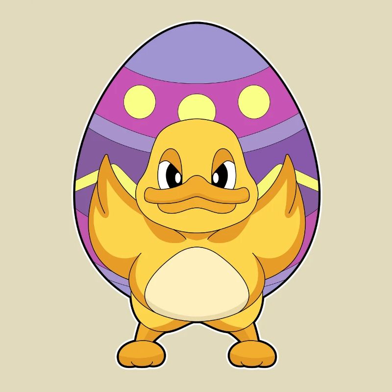 Duck Easter Easter Egg