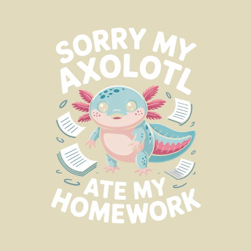 Conception d’excuses de devoirs pour l’axolotl