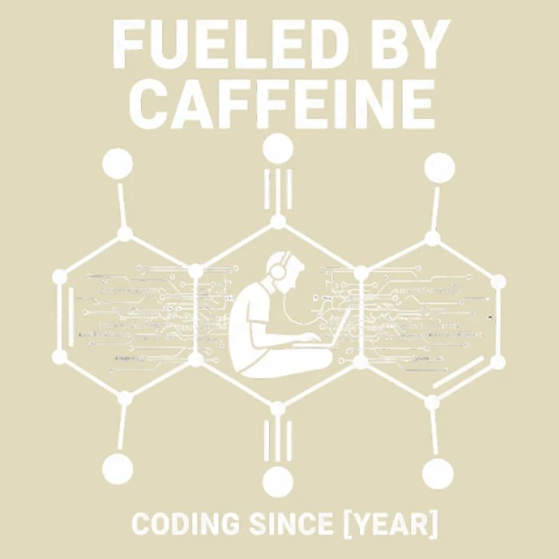 Fueled by Caffeine Coding Shirt | Programmer