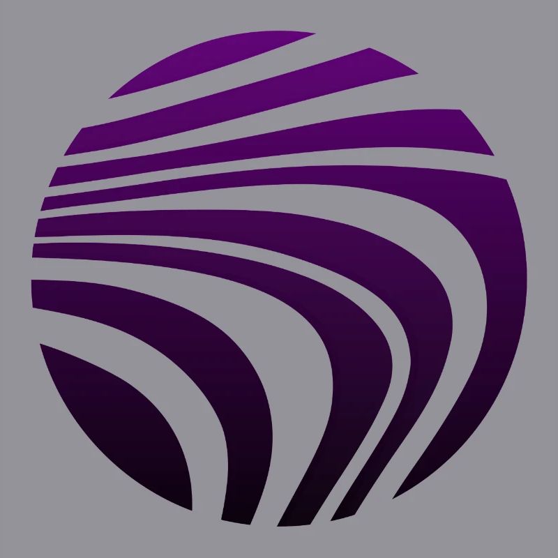 Psychedelic Pattern Violet Gradient