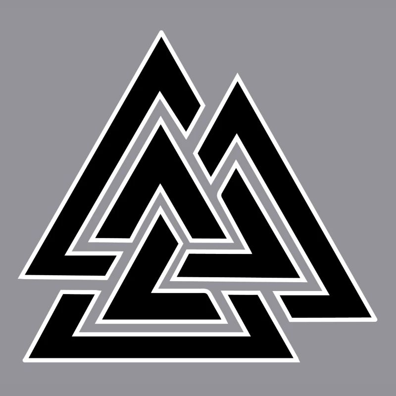 Triangular intertwined pattern