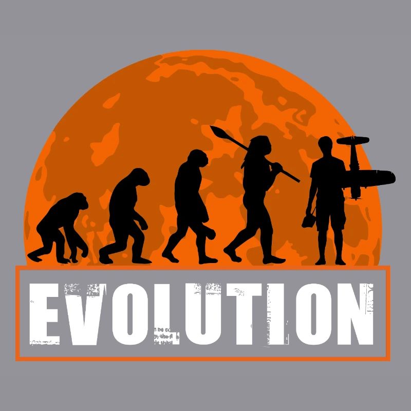 Funny RC_Plane Human Evolution RC Flight Owner