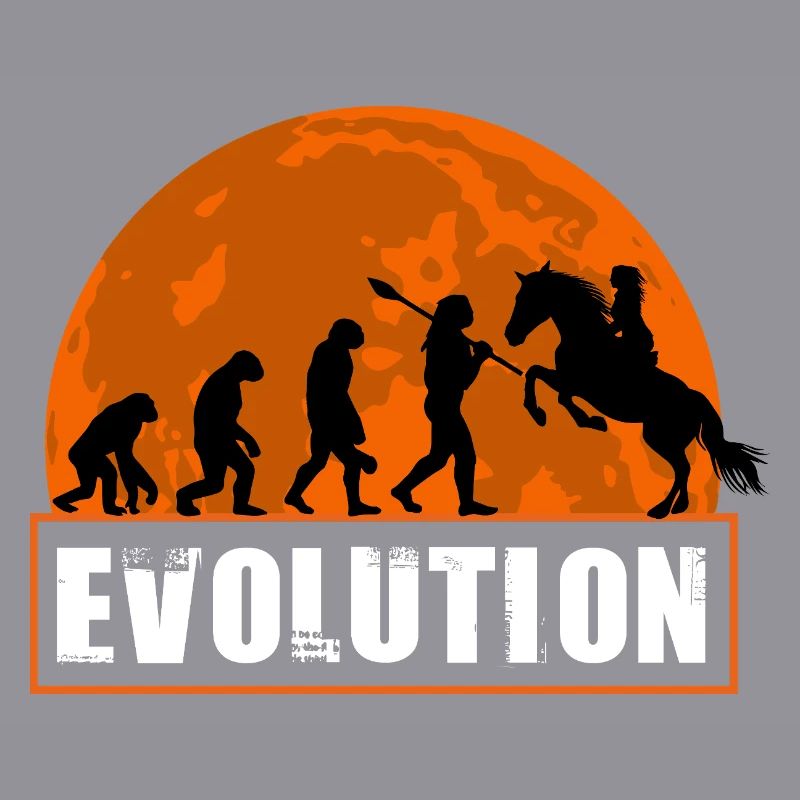 Évolution du jockey de courses de chevaux Cavalier