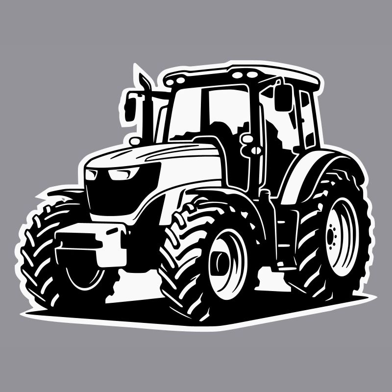 Traktor / Trecker / Schlepper (2-farbig)