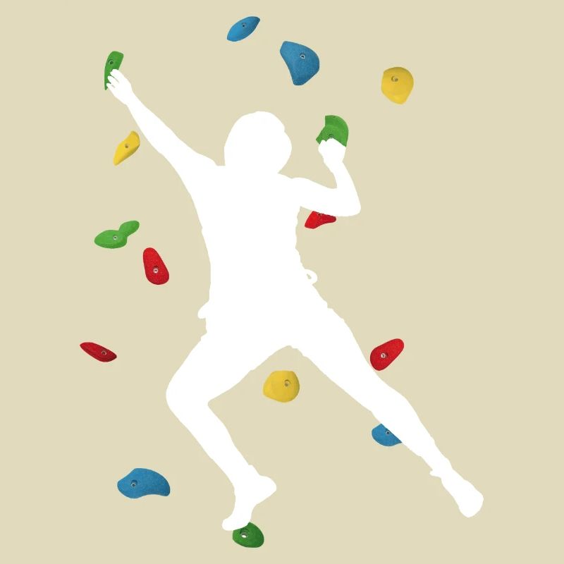 Climb Wall Man White – Boulder Style
