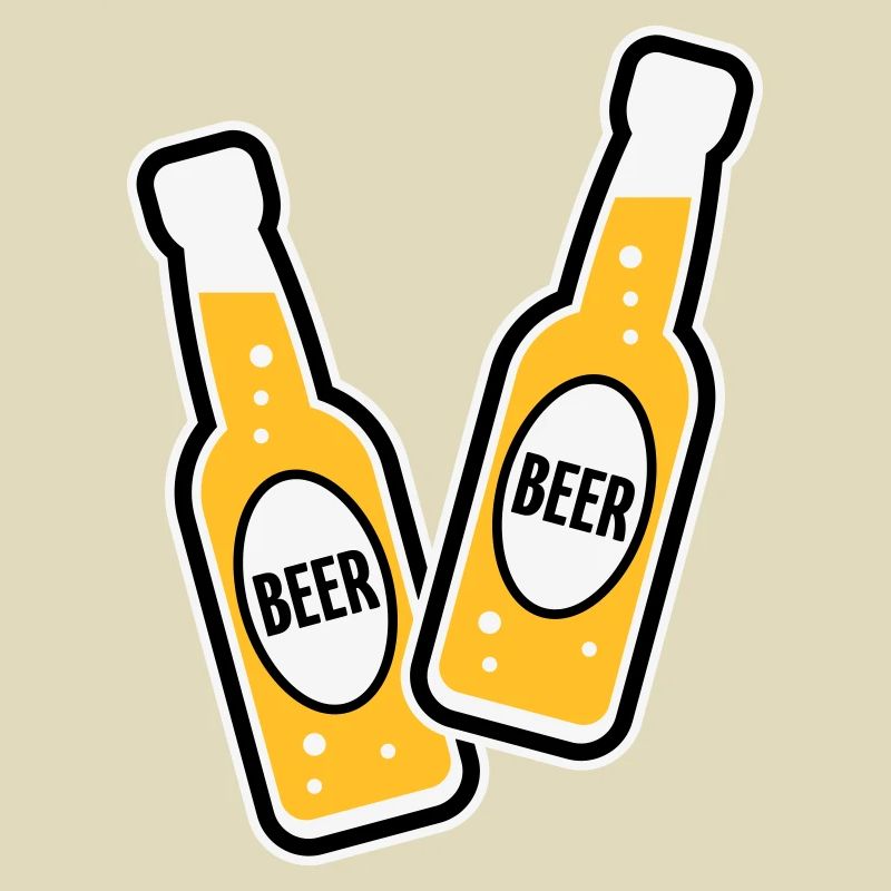 2 Toasting Beer Bottles (Beery / POS 3C)