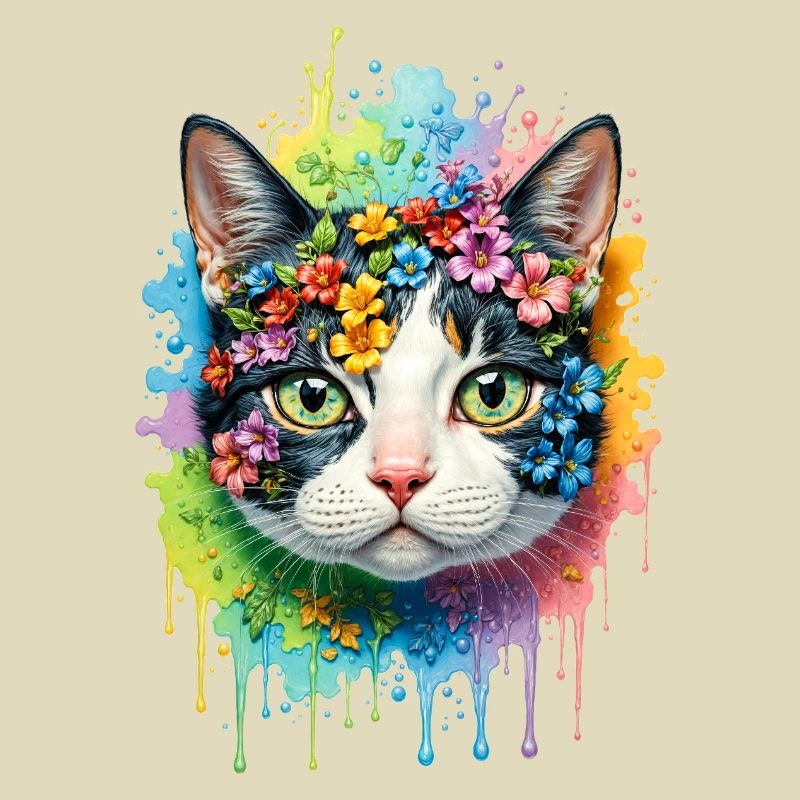 Bunte Katze