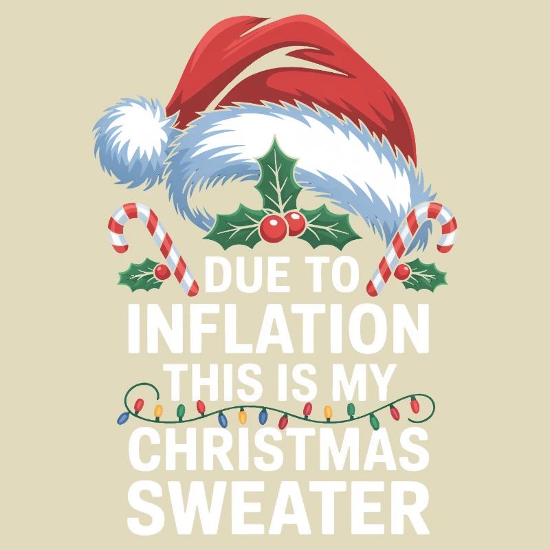 Jeu de mots sur l’inflation avec le pull de Noël