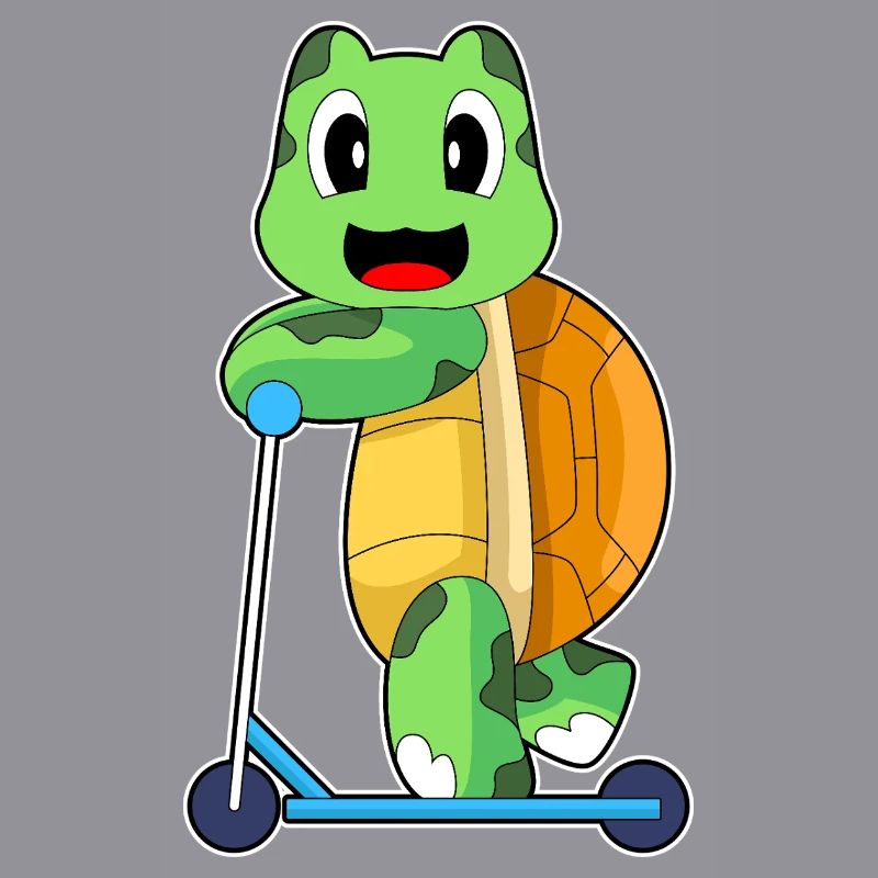 Turtle scooter