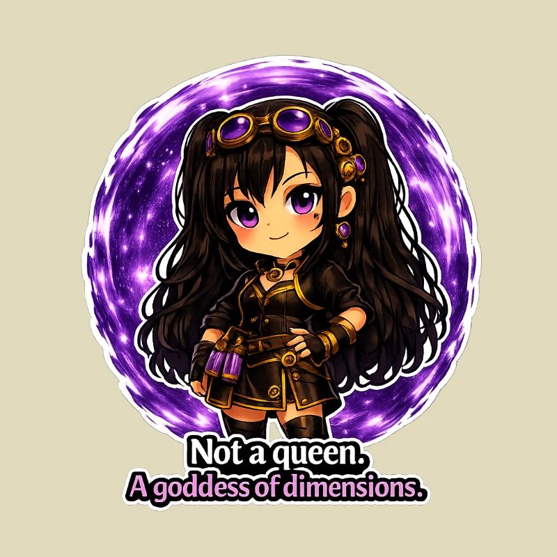 Déesse des Dimensions Lune – Steampunk Chibi