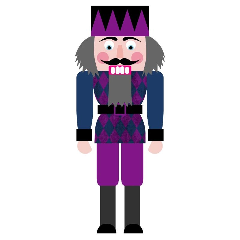 Nutcracker Diamond Rhombs Pattern Christmas Xmas