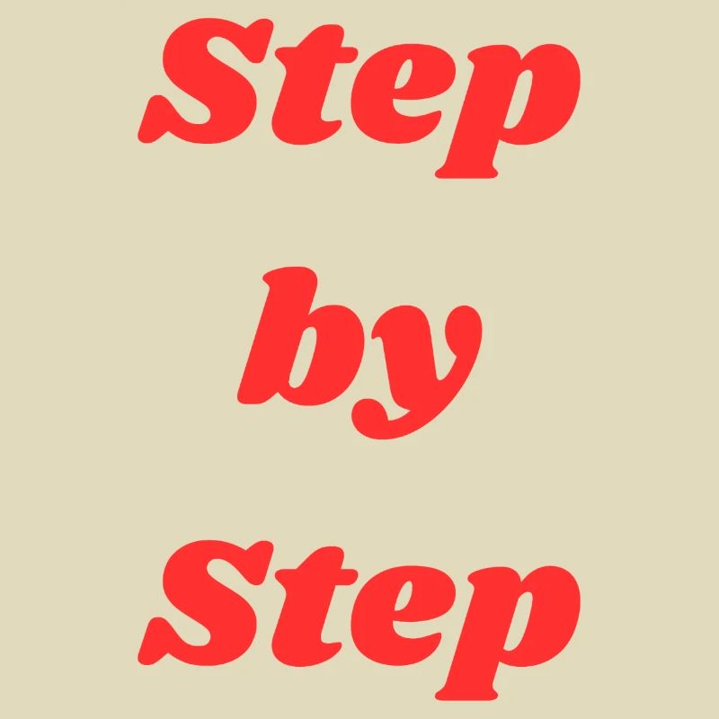 Step by step typography