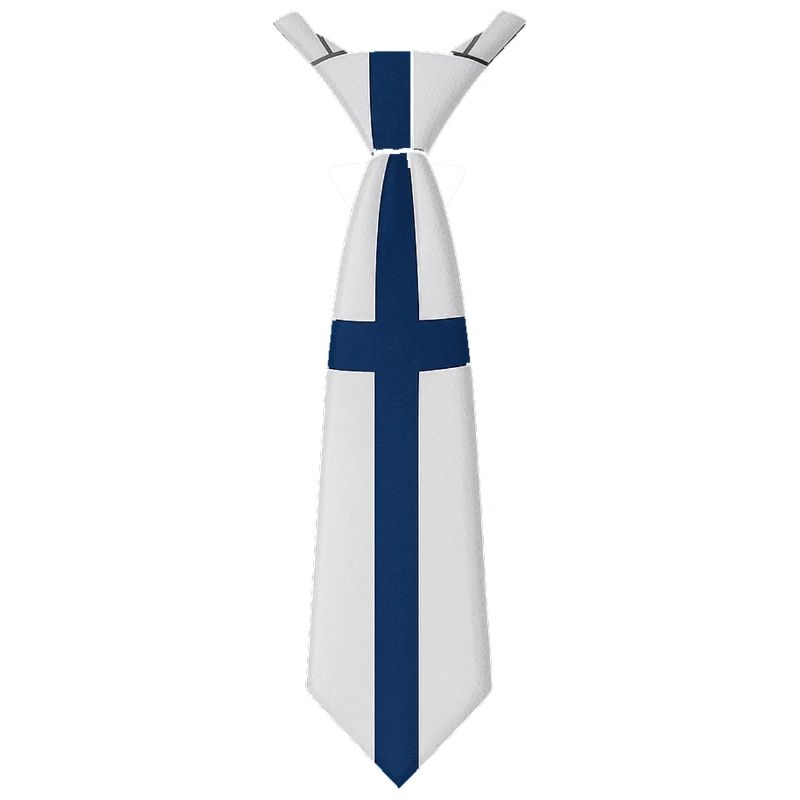 Cravate Finlande – Conception du drapeau