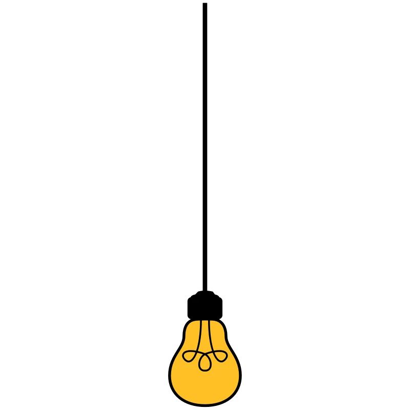 ceiling top cable hang light bulb light electricity id