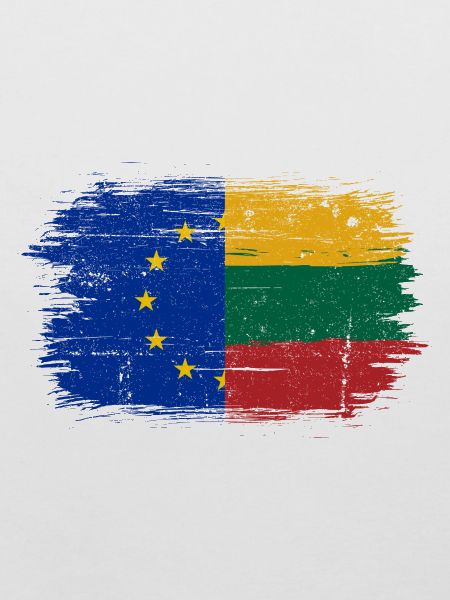 EU Litauen Flaggenmischung