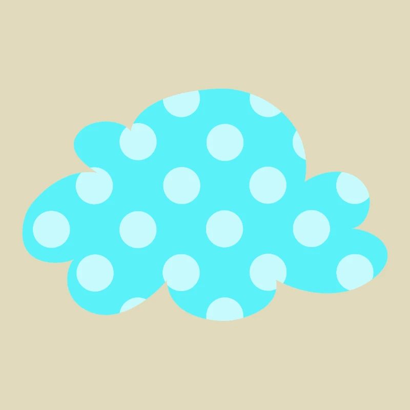 Points nuages Points Points Décoration de la chambre de bébé Enfants Météo