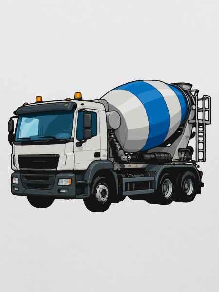 Betonmischer Lastwagen Design
