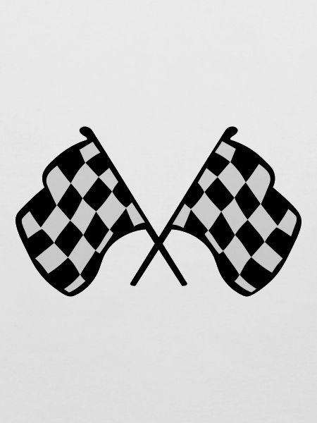 Karierte Racing Flags