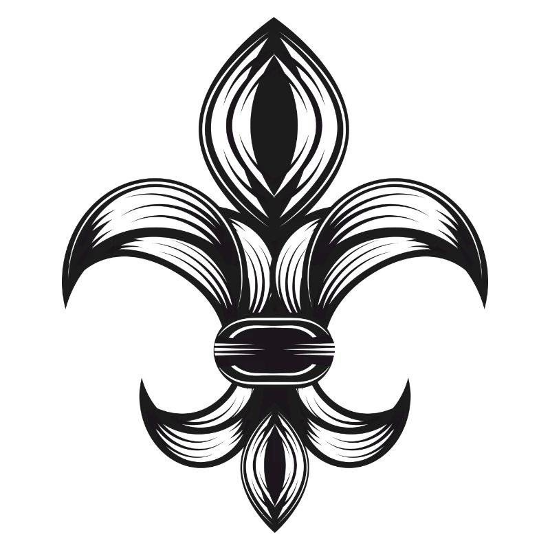 iris stylisé - Fleur-de-Lys
