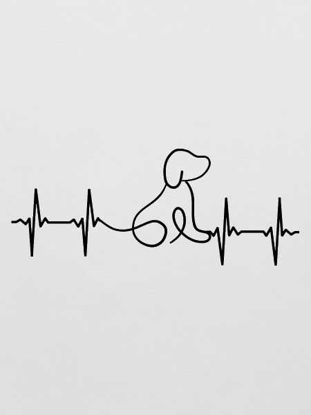Hund EKG Herzschlag