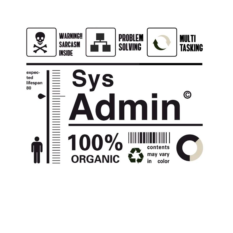 Sys Admin Pingouin Ordinateur Nerd pc Platine cpu ner