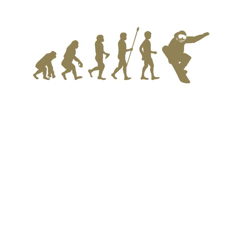 Snowboarder Evolution Geschenkidee