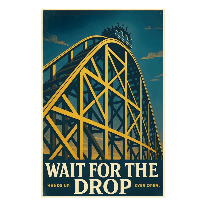 Wait for the Drop | Roller Coaster Thrill