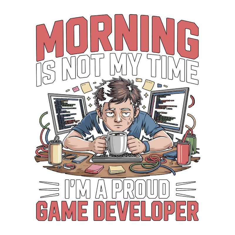 Game Developer Morning n’est pas mon temps Coder de jeux