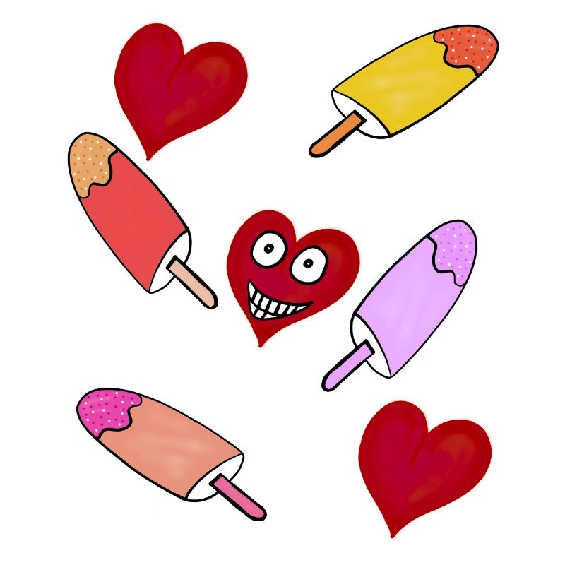 Eis Eiskrem Eiscreme  Kinder