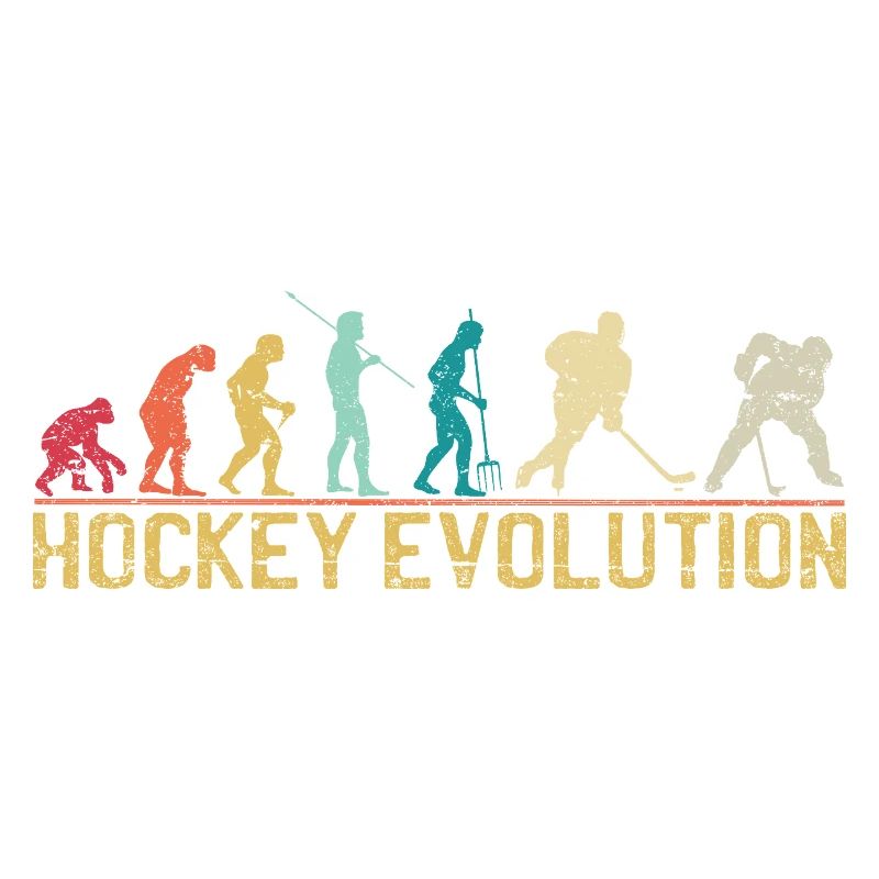 Conception de la silhouette Hockey Evolution
