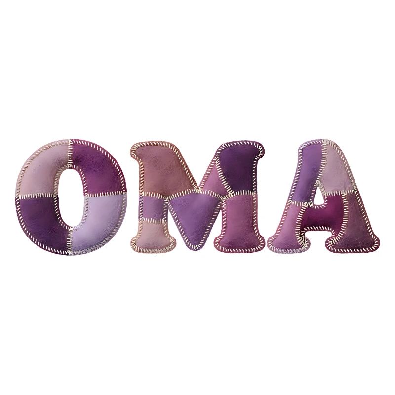 OMA Patchwork Fabric Design Gift Idea