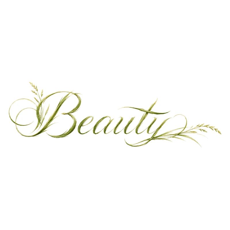 Beauté Lettres, Design de la nature