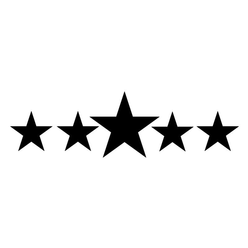 Five solid stars