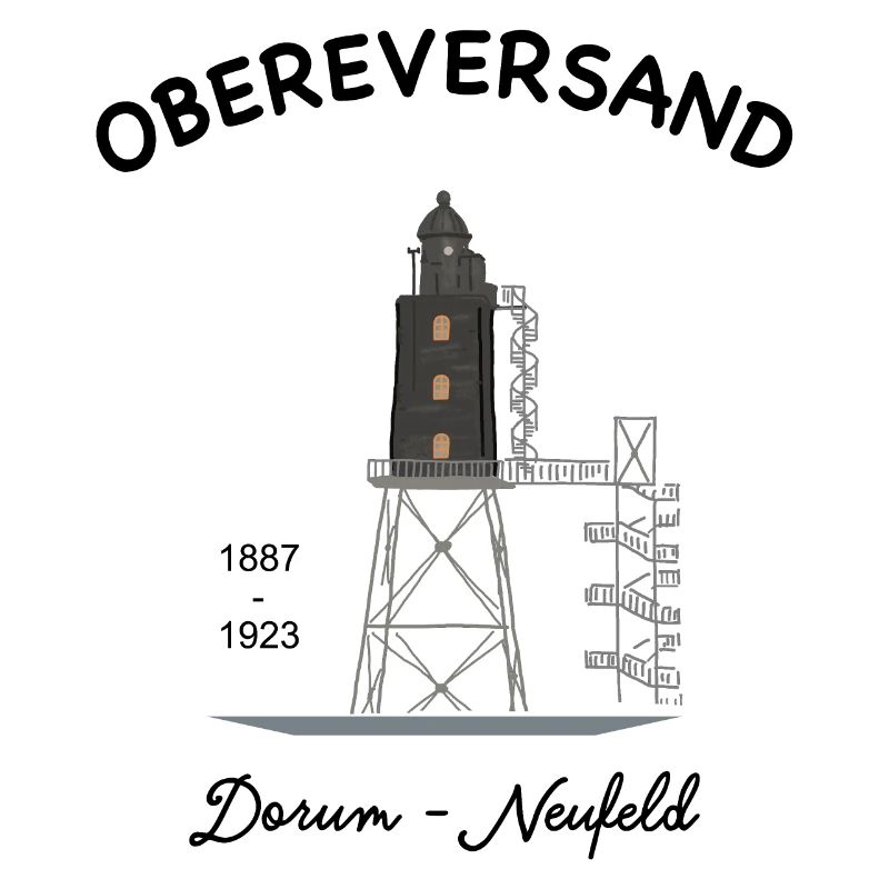 Obereversand Lighthouse, Dorum-Neufeld, North Sea