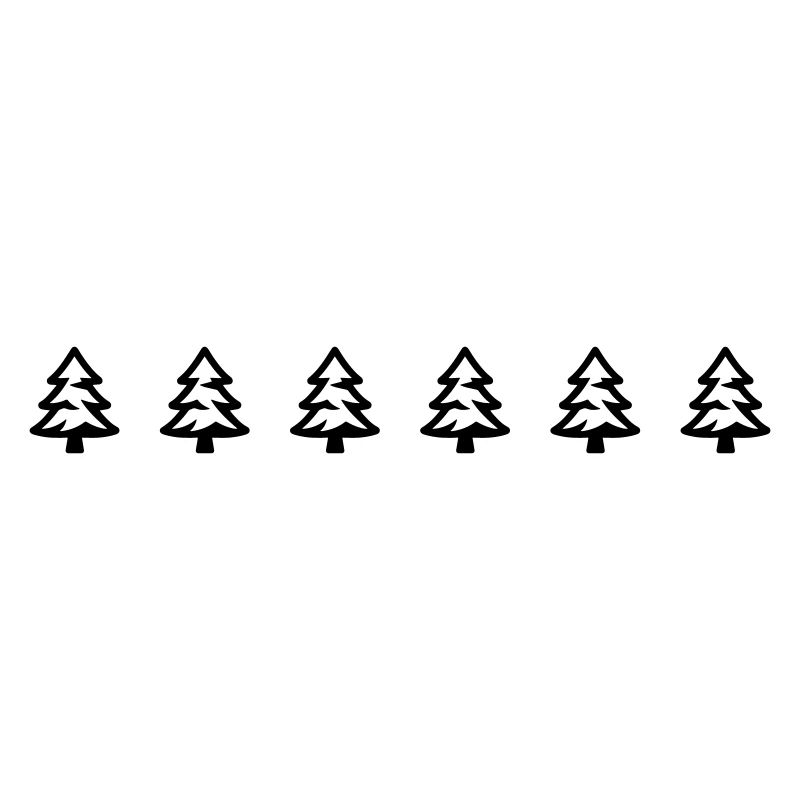 Fir tree icon forest