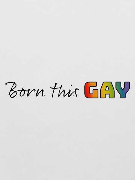Rainbow né ce gay