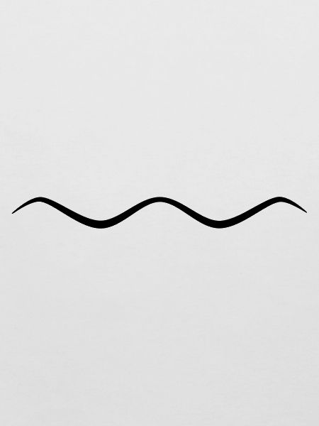 Symbol Welle Wellenlinie