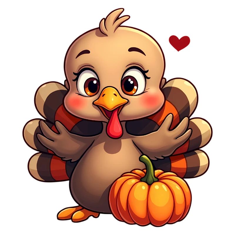 Bébé dinde de Thanksgiving