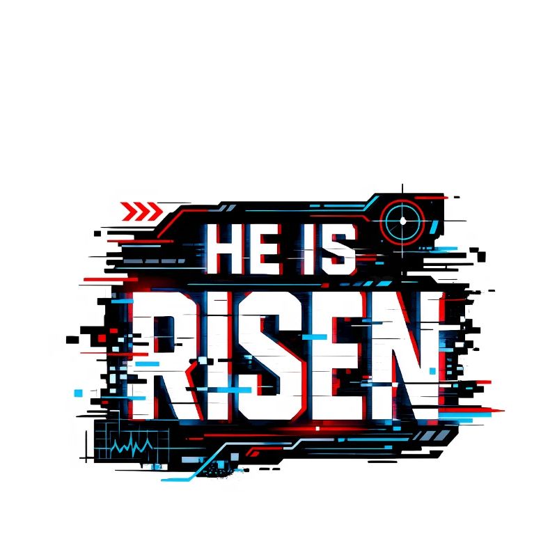 Glitch Easter: He is Risen