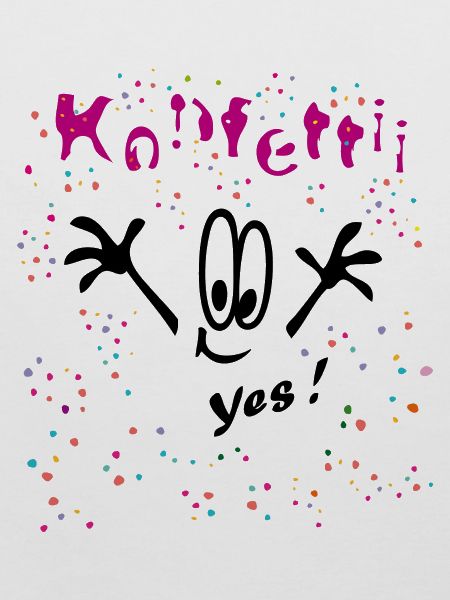 Konfetti Karneval Comic
