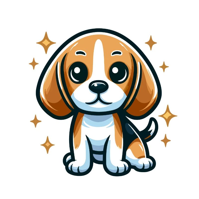 Beagle Chibi Hund