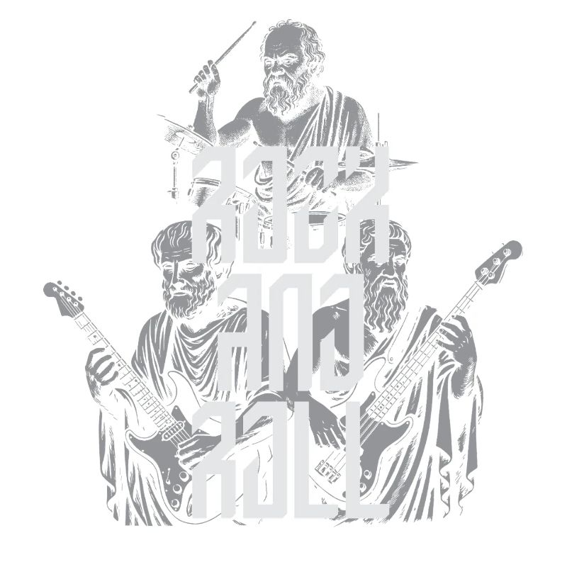 Classic Rock and Roll Ancient Philosopher Band T-S